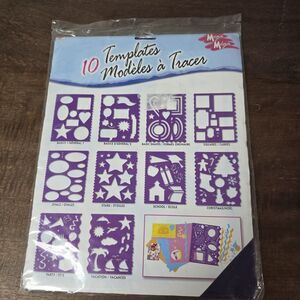 Set Of 10 Assorted Shape Template Set NIP VTG Westrim Crafts Mega Party Shapes